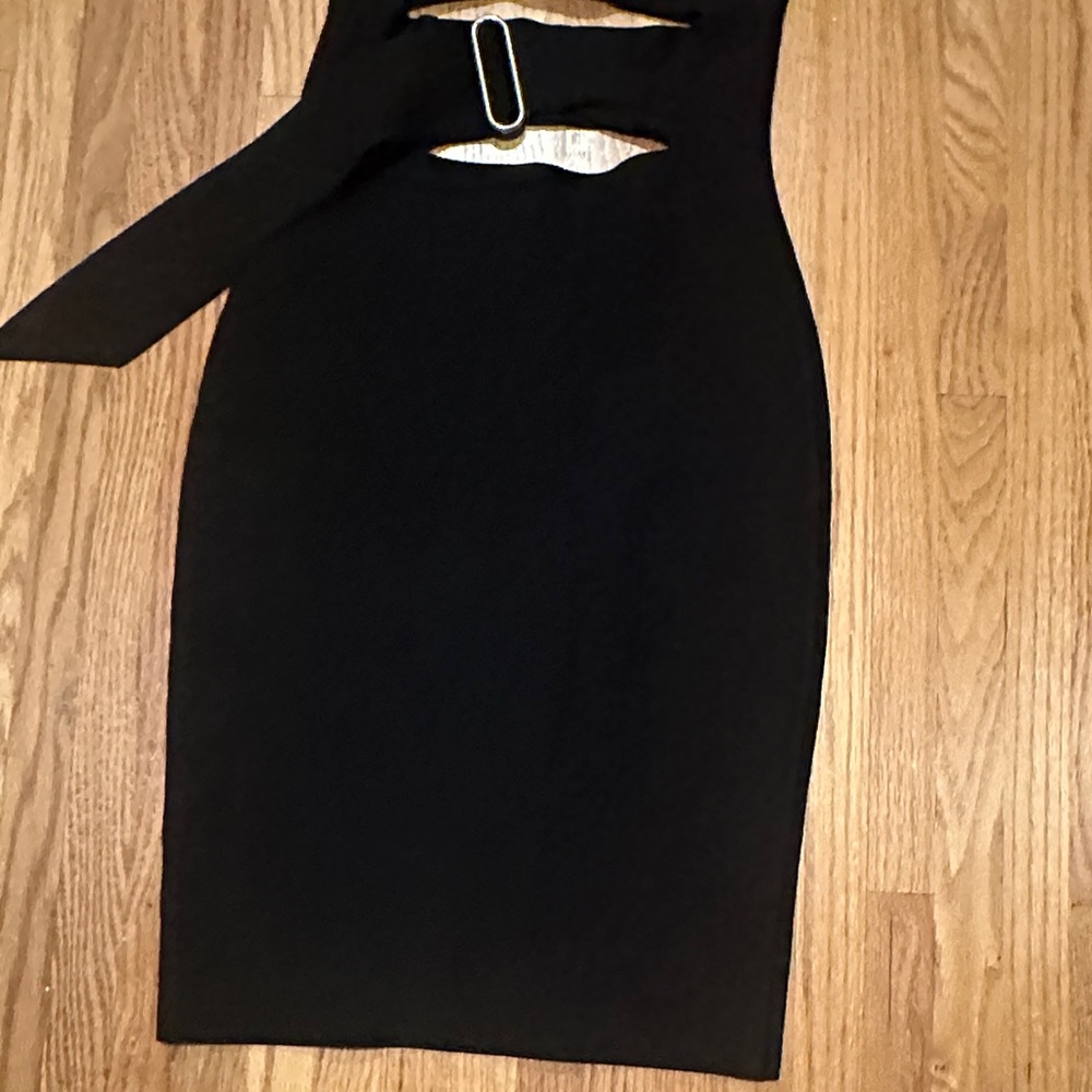 Alexander Wang Black Backless Dress with Cut-Outs - Picture 5 of 5